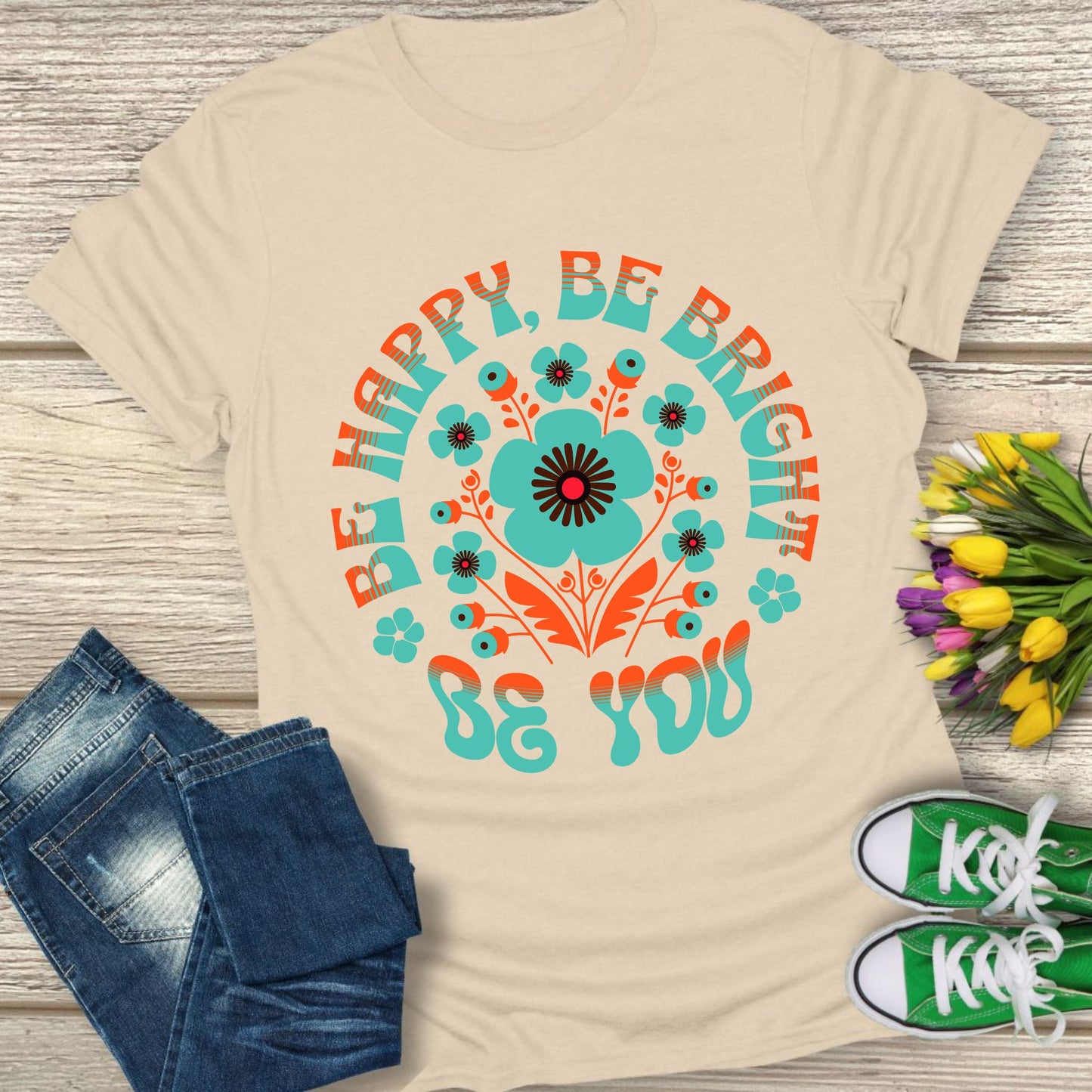 Be you floral t-shirt.