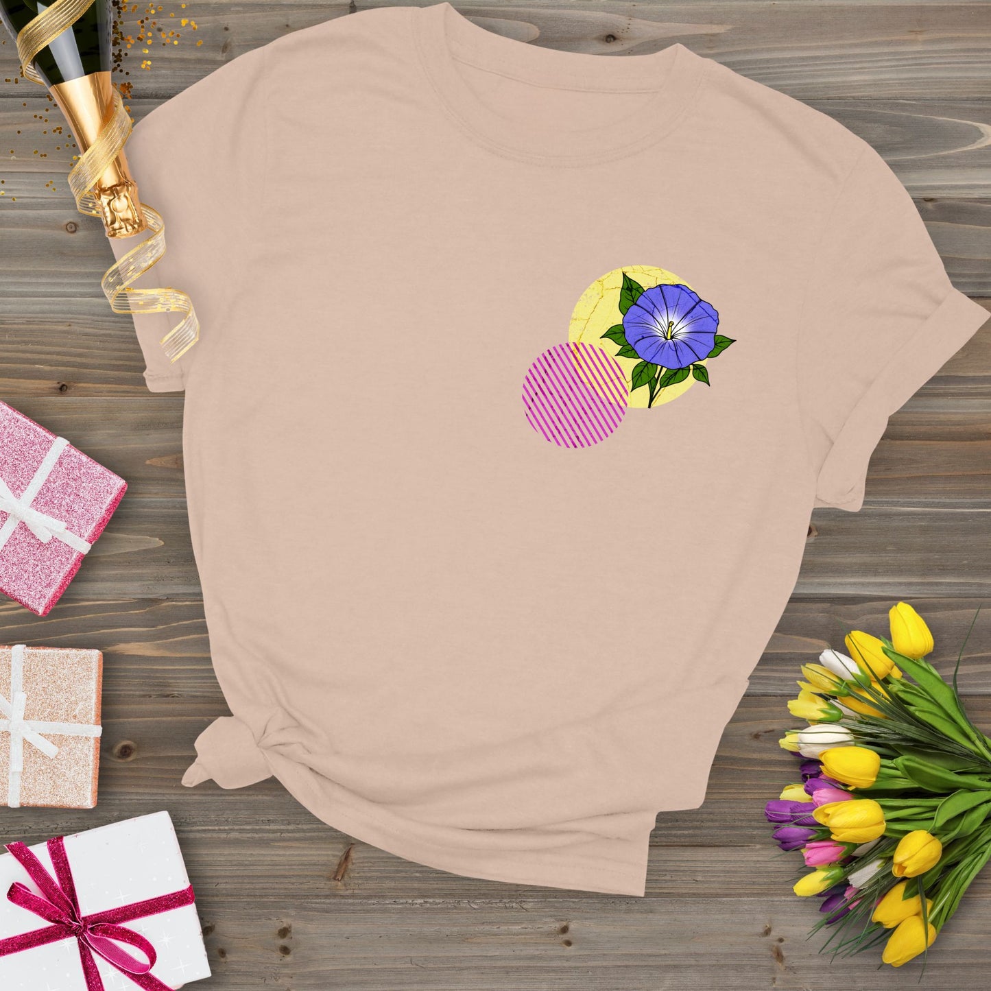 Morning Glory, birth month september flower T-shirt