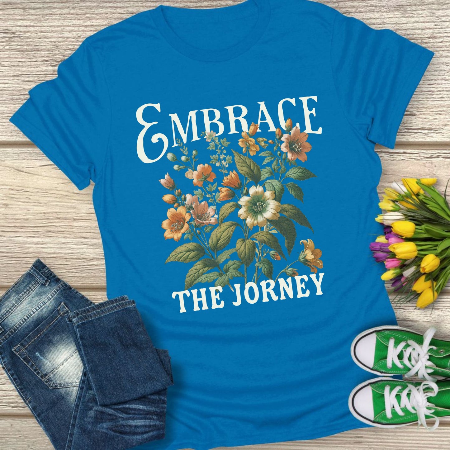 Embrace the journey t-shirt.