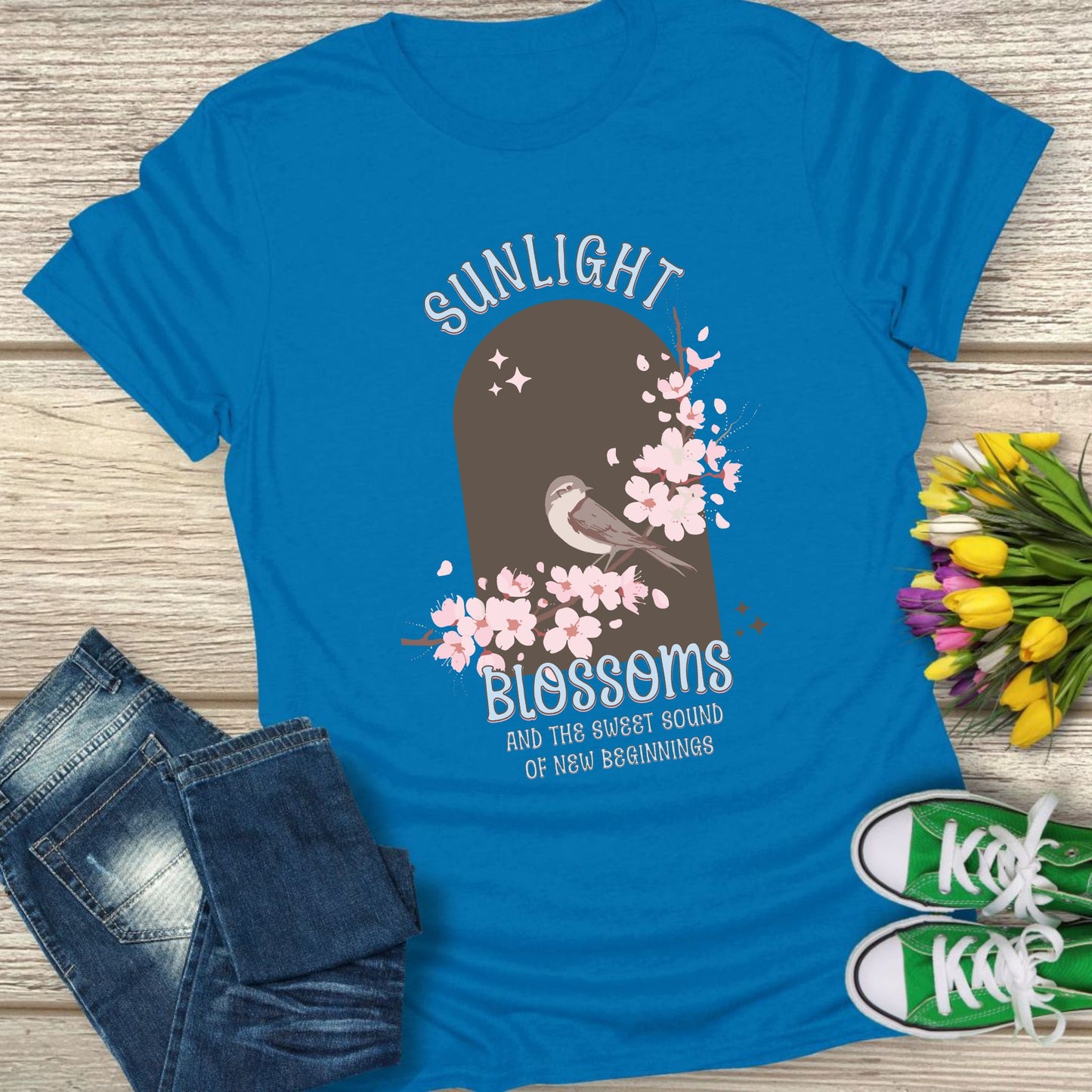 Sunlight Blossoms t-shirt.