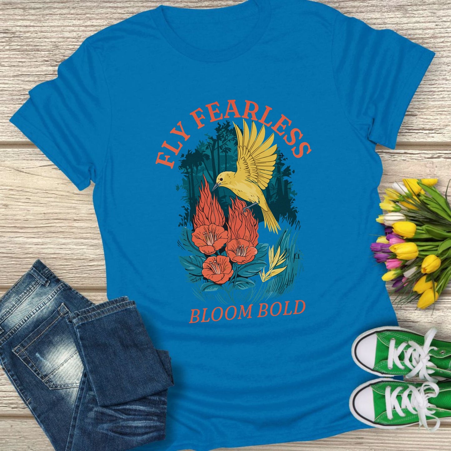 Fly fearless t-shirt.