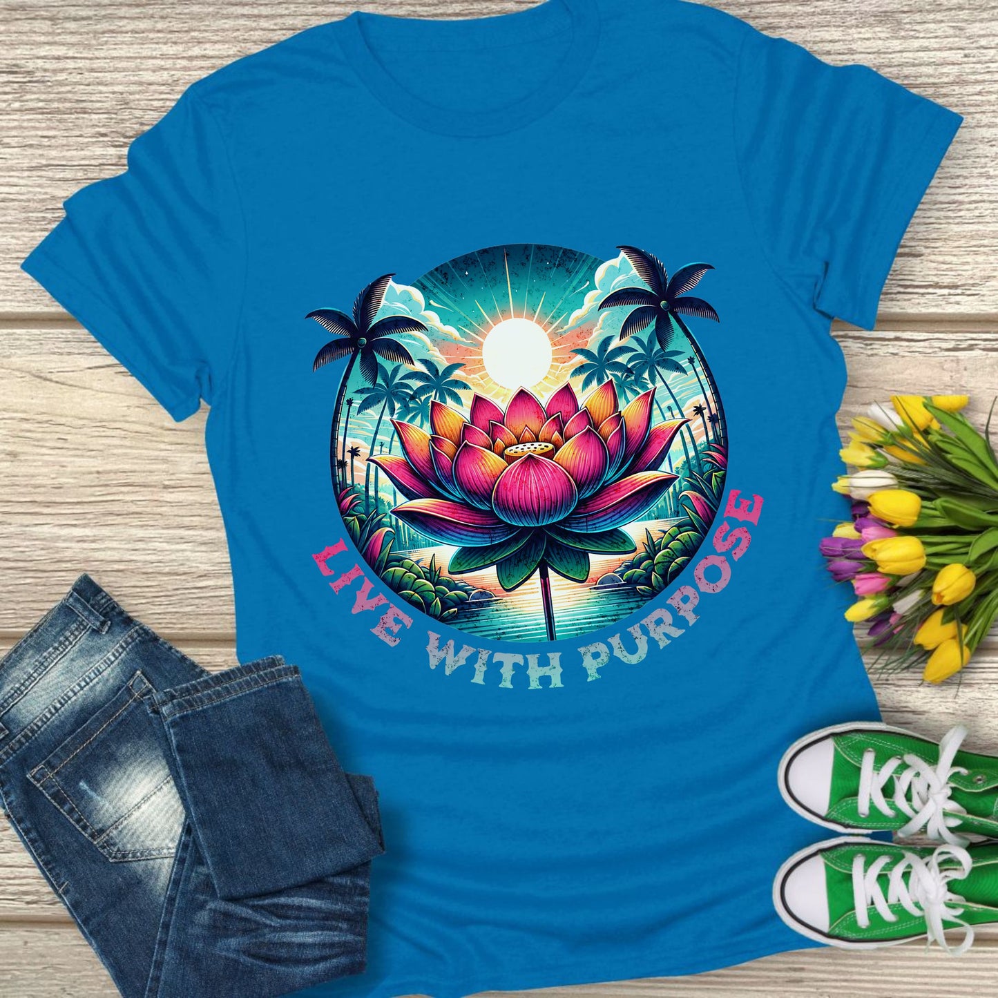 Live with purpose t-shirt.