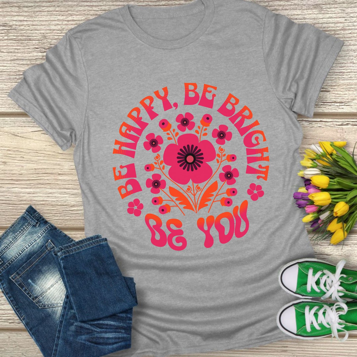 Be you floral t-shirt.