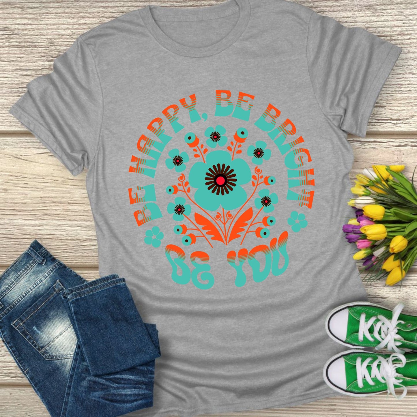 Be you floral t-shirt.