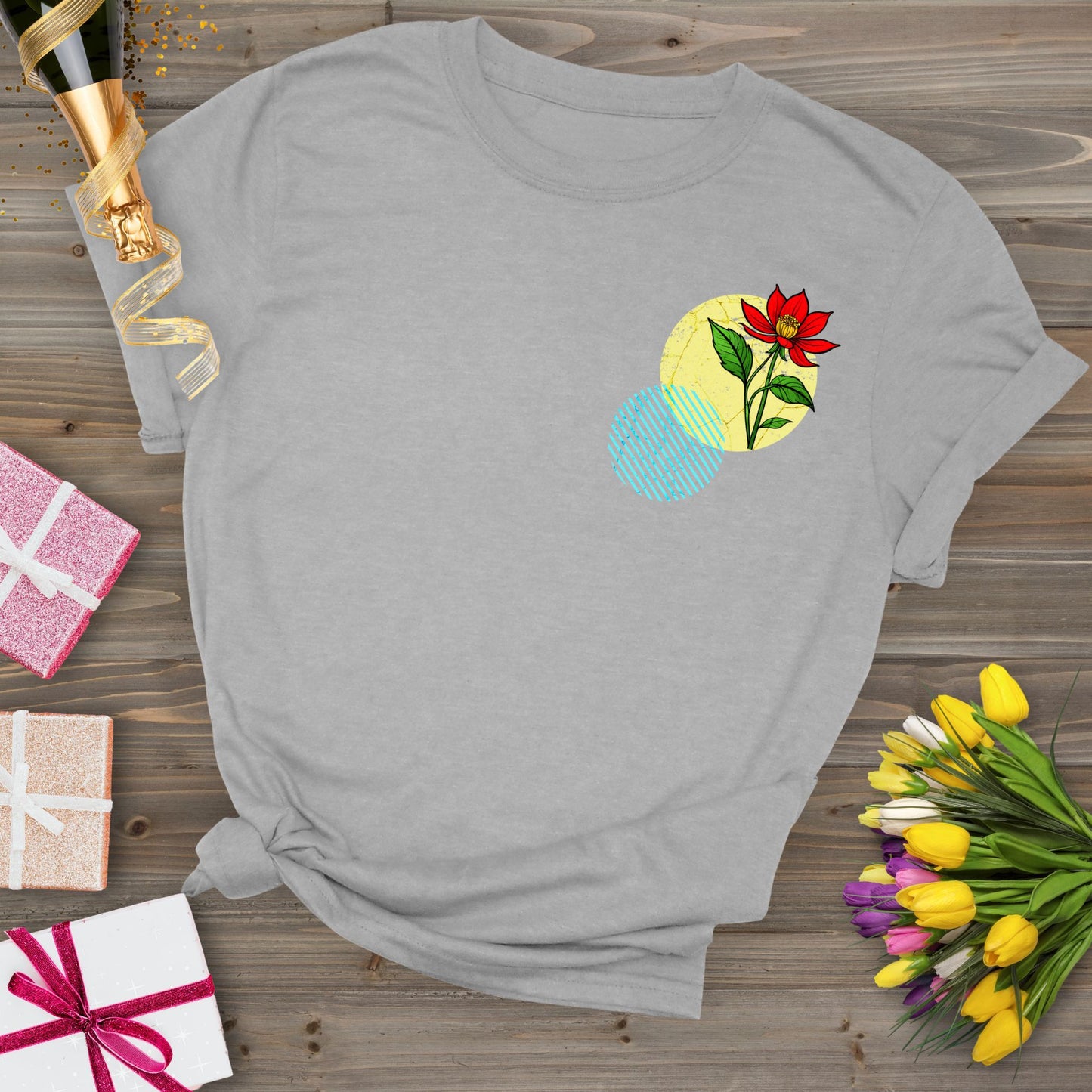 Holy, birth month december flower T-shirt