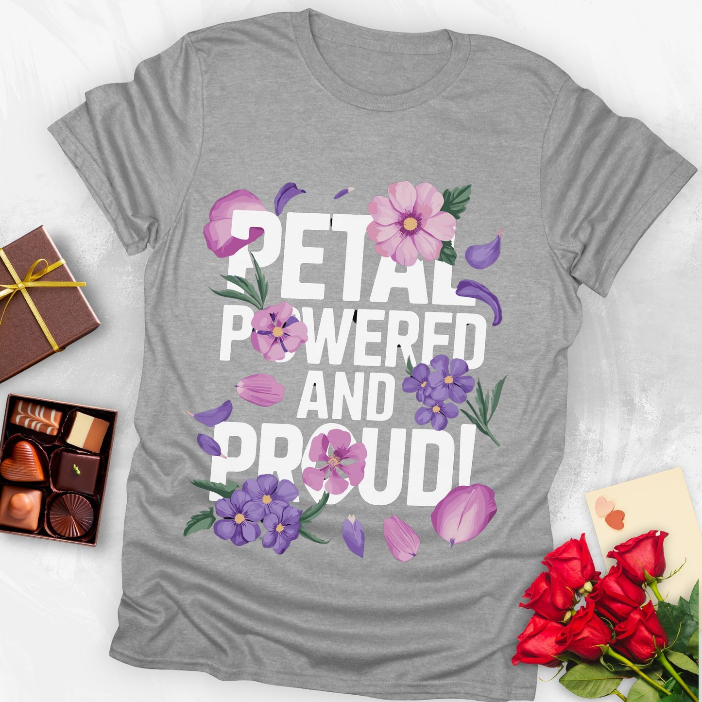 Petal powered and proud T-shirt