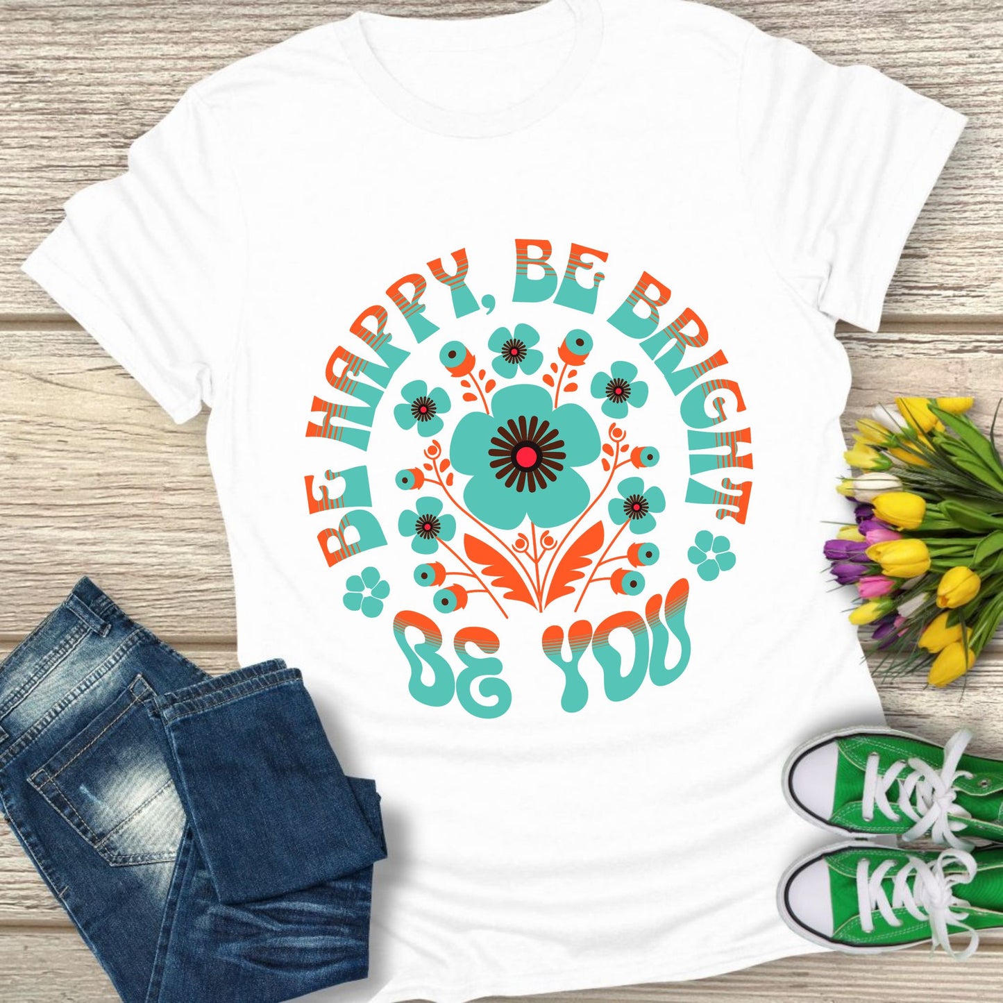 Be you floral t-shirt.