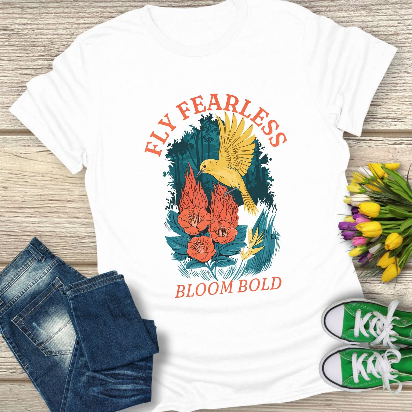 Fly fearless t-shirt.