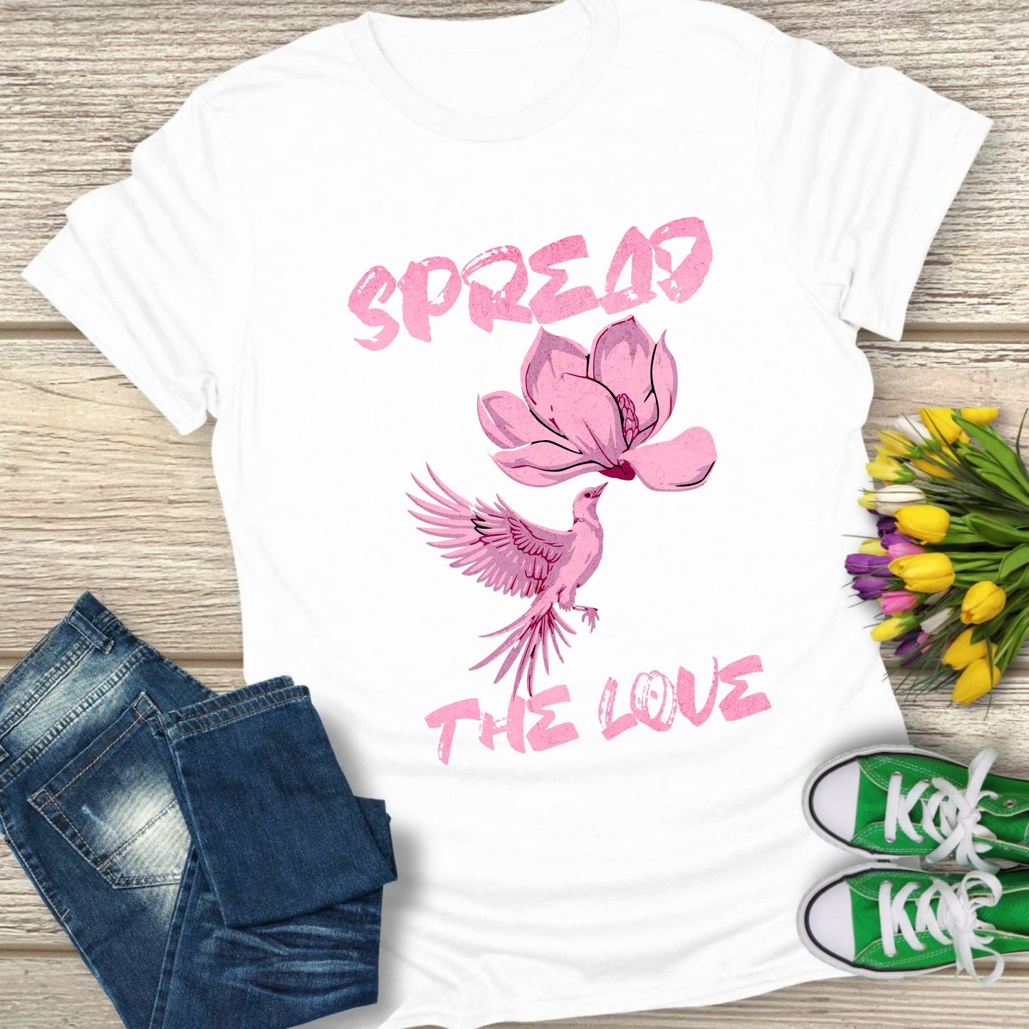 Spread the love t-shirt.