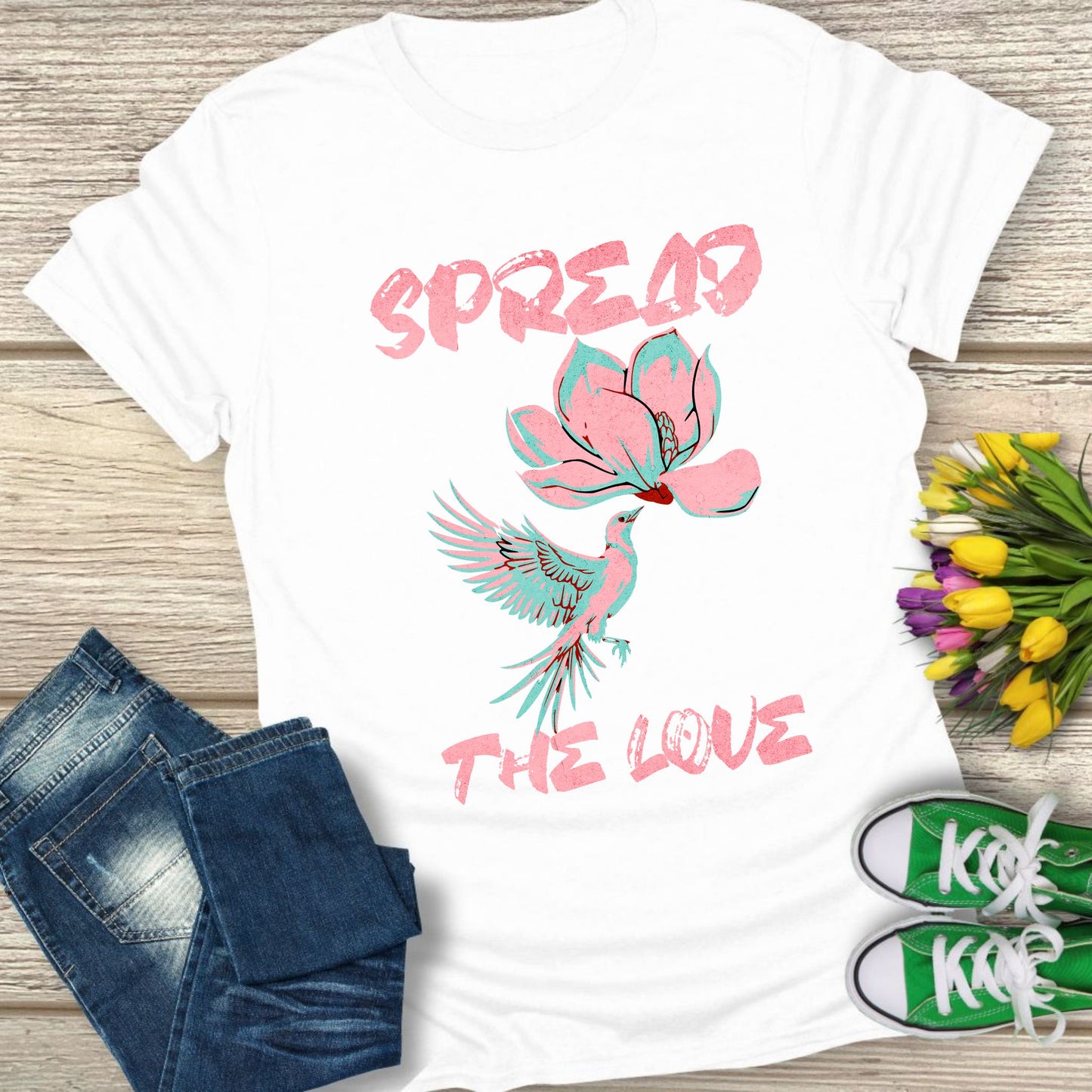 Spread the love t-shirt.